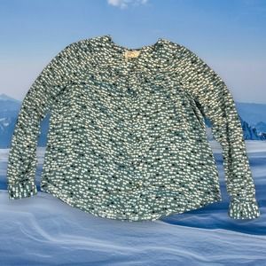 Conversations Women's Size 2 LS Shirt Polar Bear By Anthropologie 24of52 Rayon